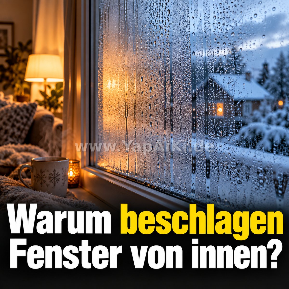 Warum beschlagen Fenster von innen? – Artikelbild
