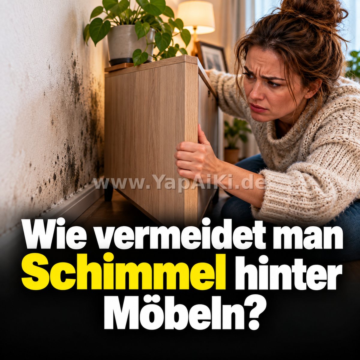 Wie vermeidet man Schimmel hinter Möbeln? – Artikelbild