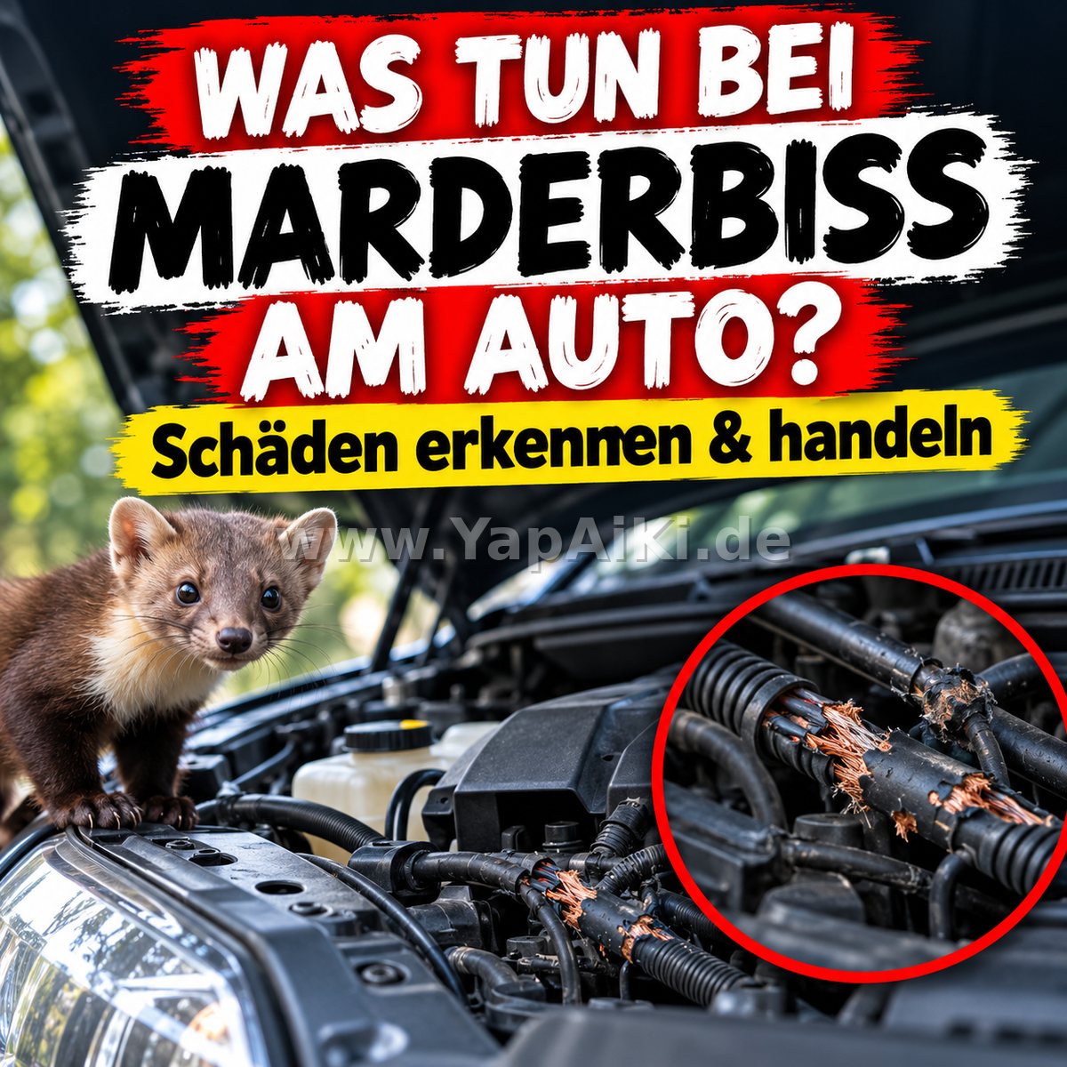 Was tun bei Marderbiss am Auto? Was tun bei Marderbiss am Auto? – YapAiKi.debild von YapAiKi.de