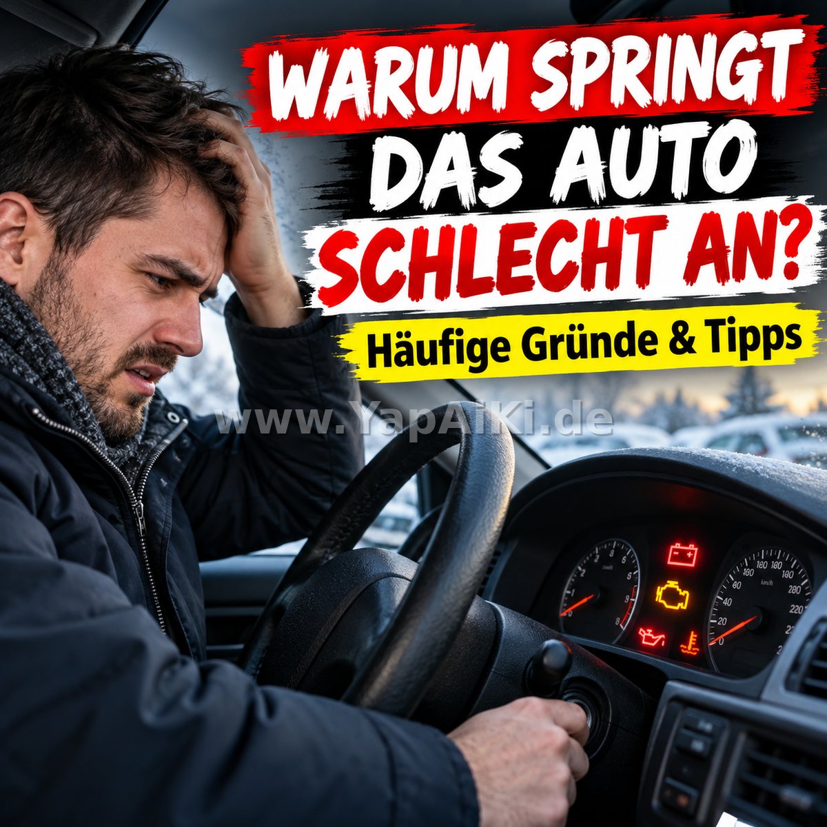 Warum springt das Auto schlecht an? Warum springt das Auto schlecht an? – YapAiKi.debild von YapAiKi.de