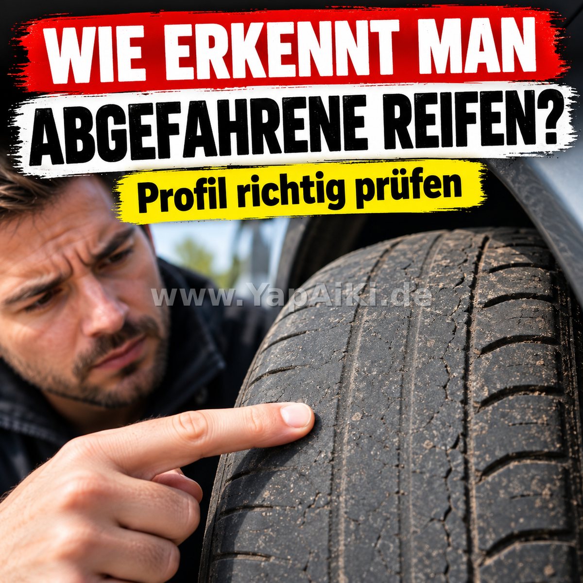 Wie erkennt man abgefahrene Reifen? Wie erkennt man abgefahrene Reifen? – YapAiKi.debild von YapAiKi.de