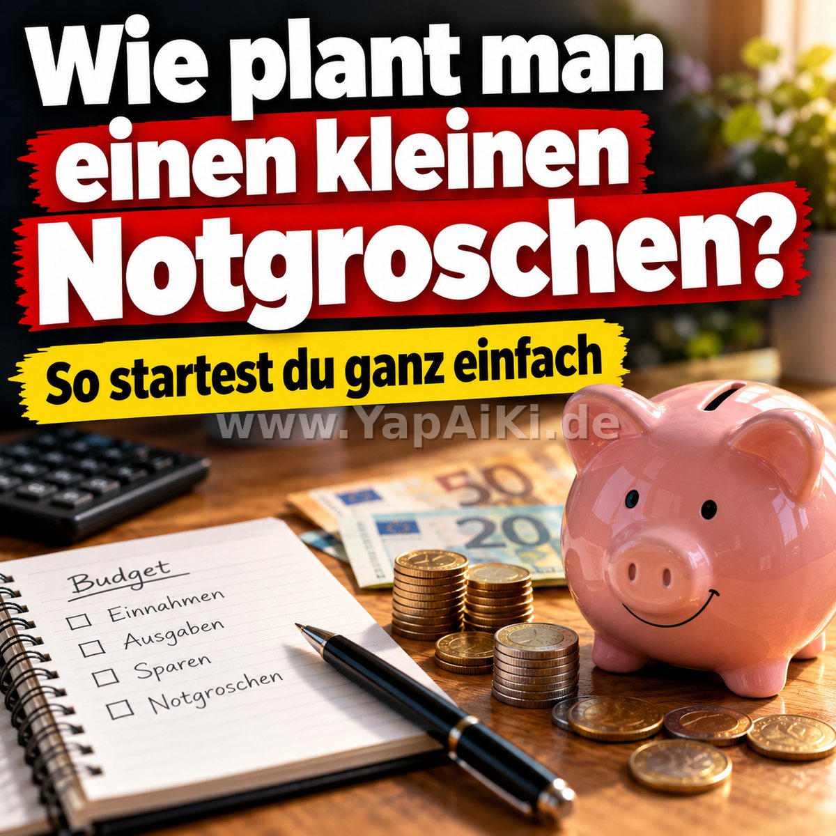 Wie plant man einen kleinen Notgroschen? – Artikelbild