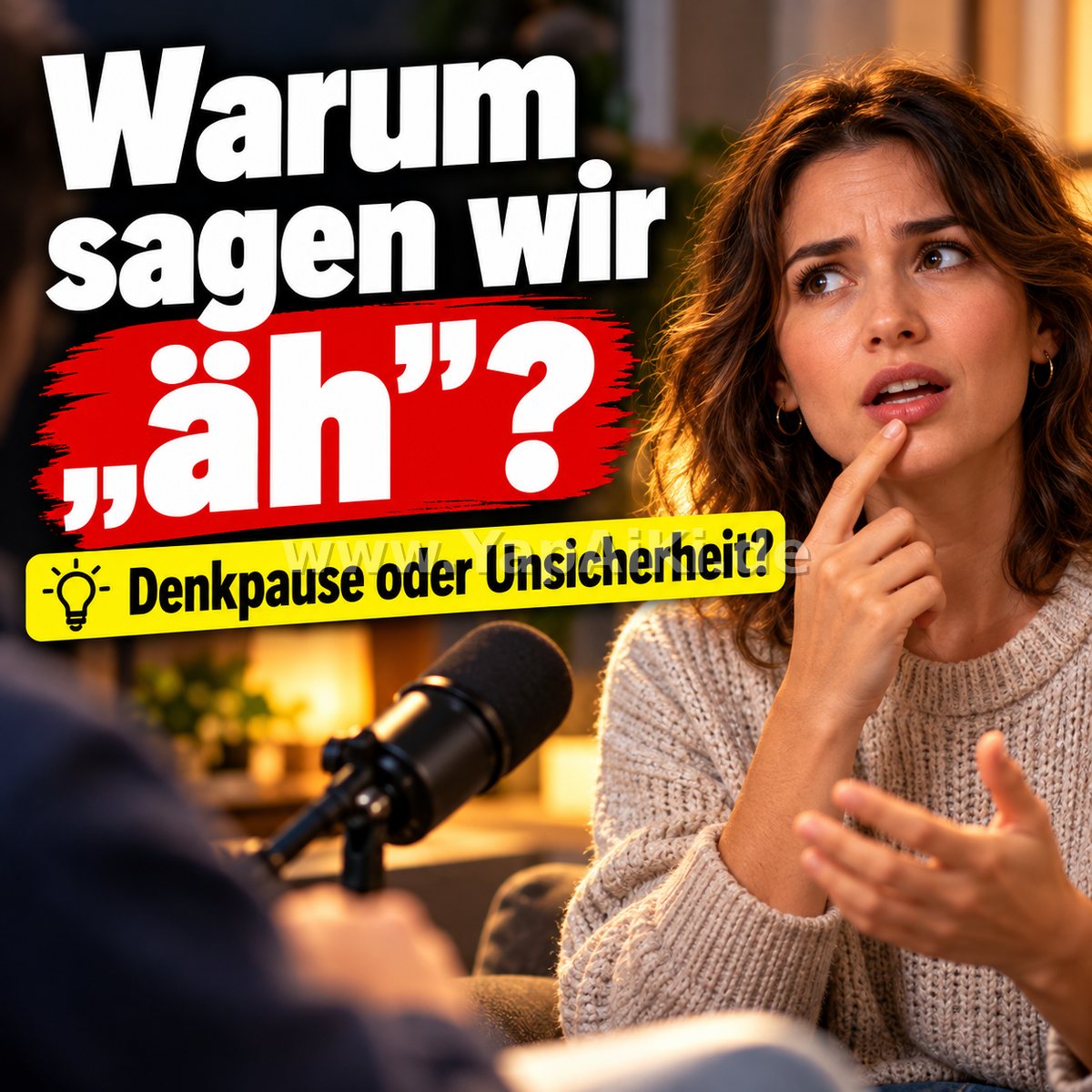 Warum sagen Menschen „äh“ beim Sprechen? – Artikelbild