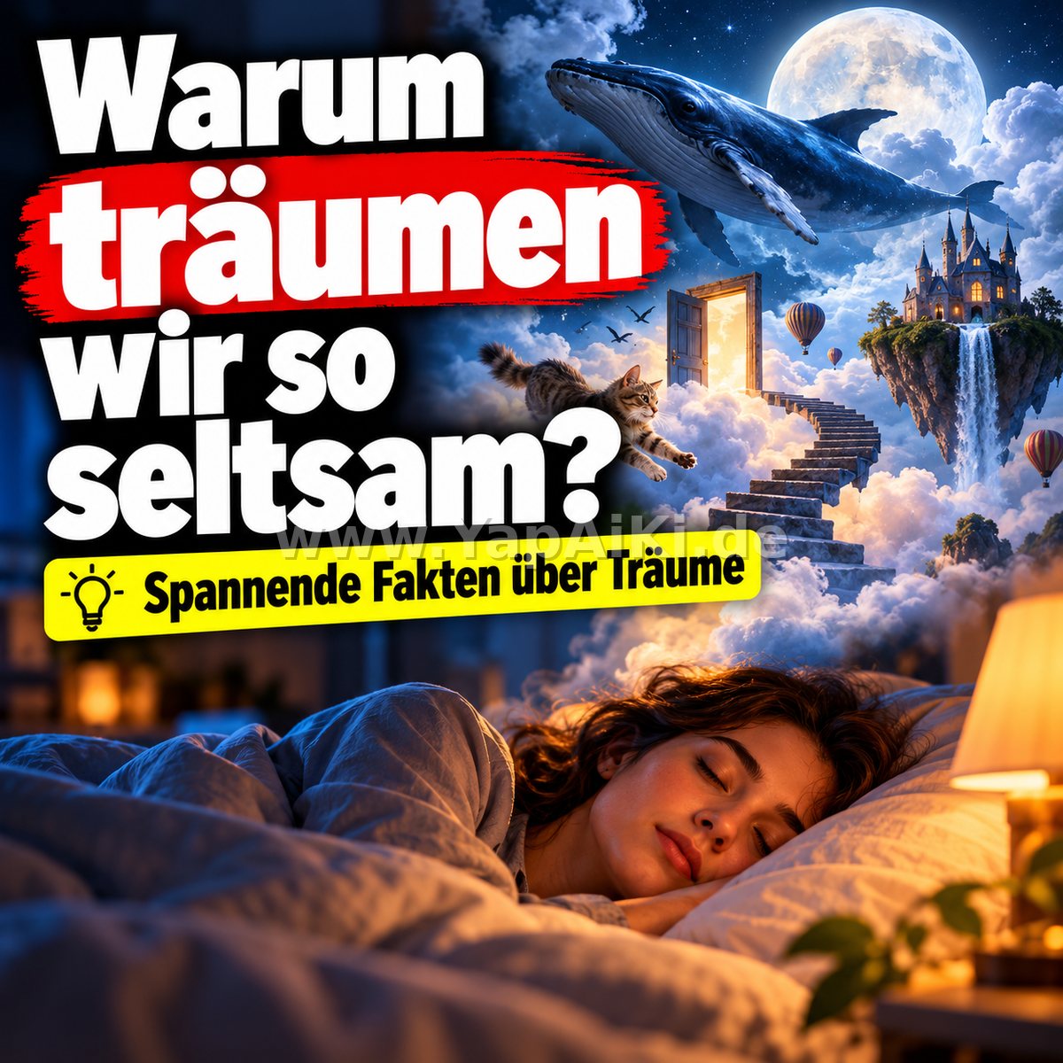 Warum träumen wir so seltsam? Warum träumen wir so seltsam? – YapAiKi.debild von YapAiKi.de