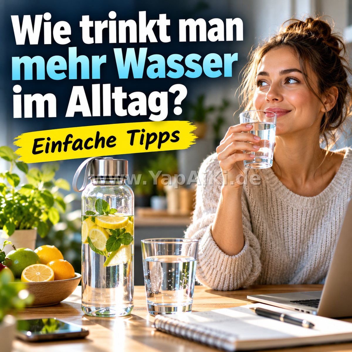 Wie trinkt man mehr Wasser im Alltag? Wie trinkt man mehr Wasser im Alltag? – Artikelbild