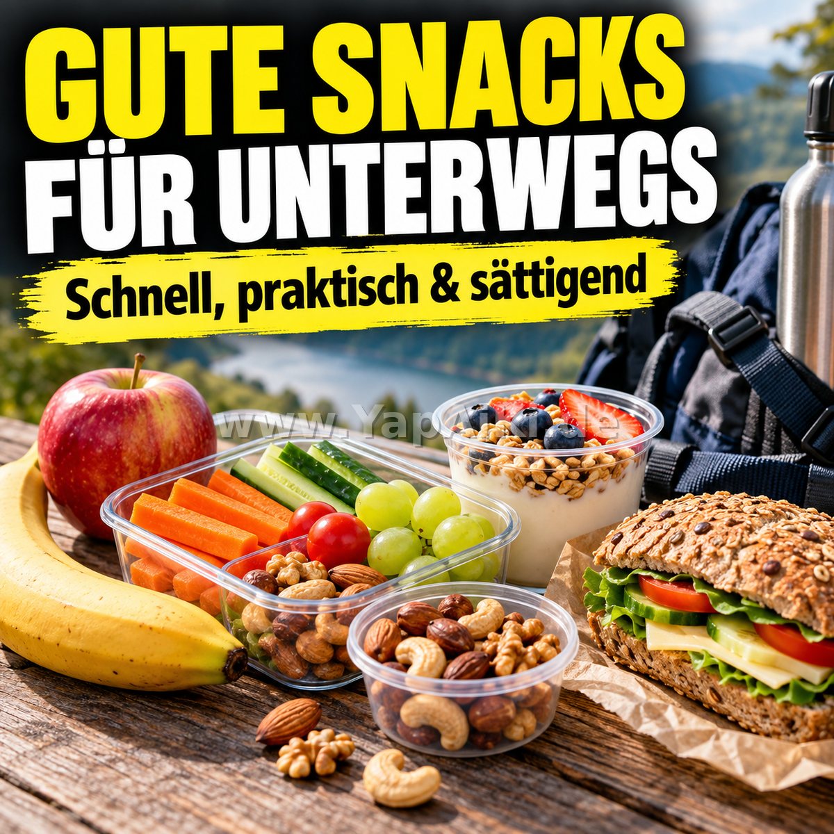 Was sind gute Snacks für unterwegs? Was sind gute Snacks für unterwegs? – YapAiKi.debild von YapAiKi.de