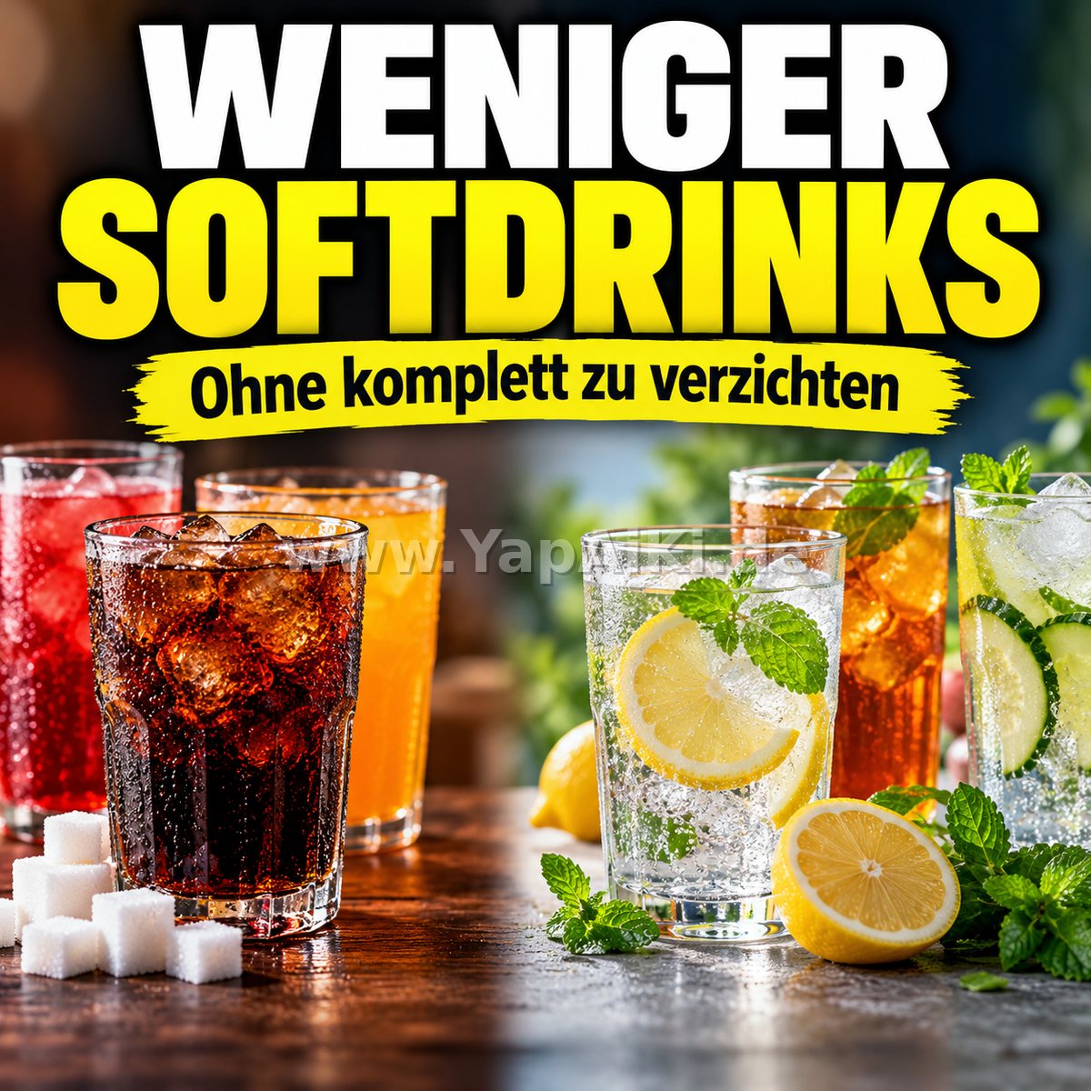 Wie reduziert man Softdrinks ohne komplett zu verzichten? Wie reduziert man Softdrinks ohne komplett zu verzichten? – YapAiKi.debild von YapAiKi.de