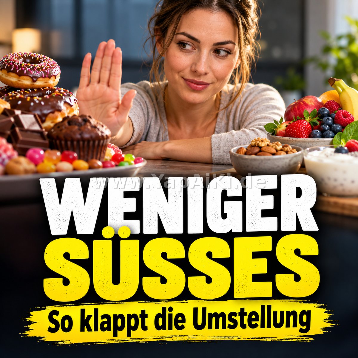 Wie gewöhnt man sich an weniger Süßes? Wie gewöhnt man sich an weniger Süßes? – YapAiKi.debild von YapAiKi.de