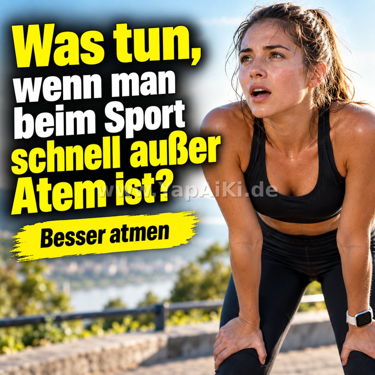 Was tun, wenn man beim Sport schnell außer Atem ist? – Artikelbild
