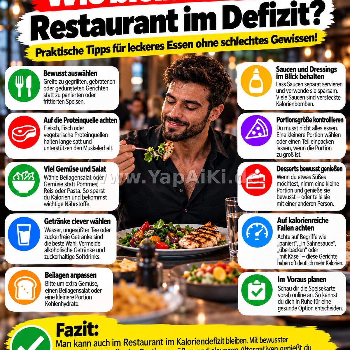 Wie bleibt man im Restaurant im Defizit? Wie bleibt man im Restaurant im Defizit? – YapAiKi.debild von YapAiKi.de