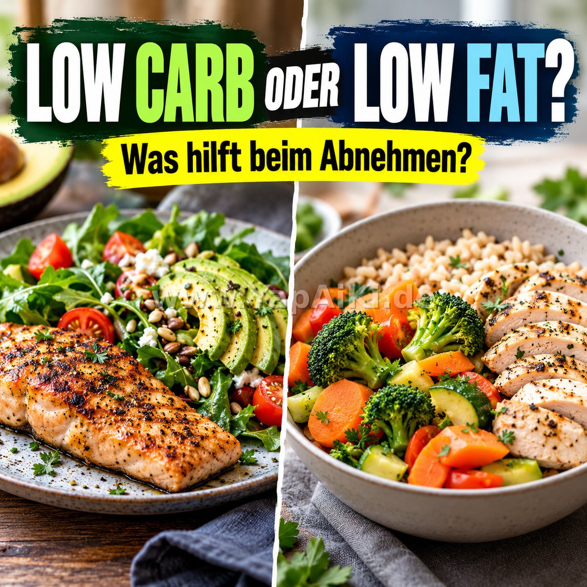 Sind Low Carb oder Low Fat besser zum Abnehmen? Sind Low Carb oder Low Fat besser zum Abnehmen? – YapAiKi.debild von YapAiKi.de